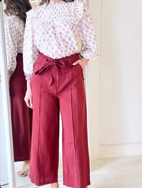 Swept Away With You Taupe Tailored Wide Leg Pants SALE – Pink Lily