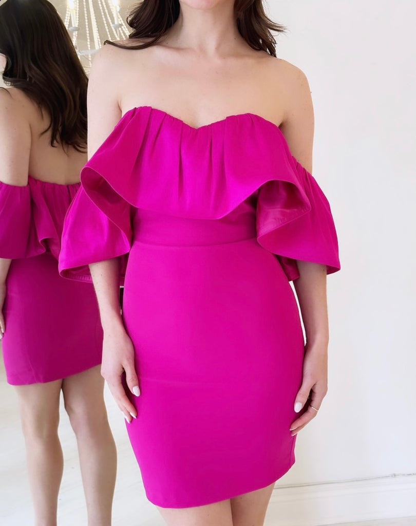 PLTD OFF SHOULDER DRESS